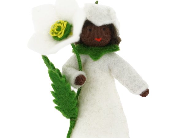 Ambrosius Christmas Rose Flower Girl Black Skin