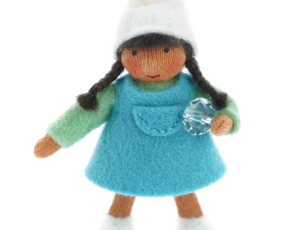 Ambrosius Dwarf Girl Winter Dark Brown Skin