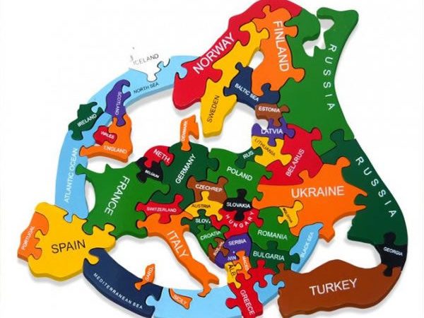 AlphabetJigsaws Europe Map