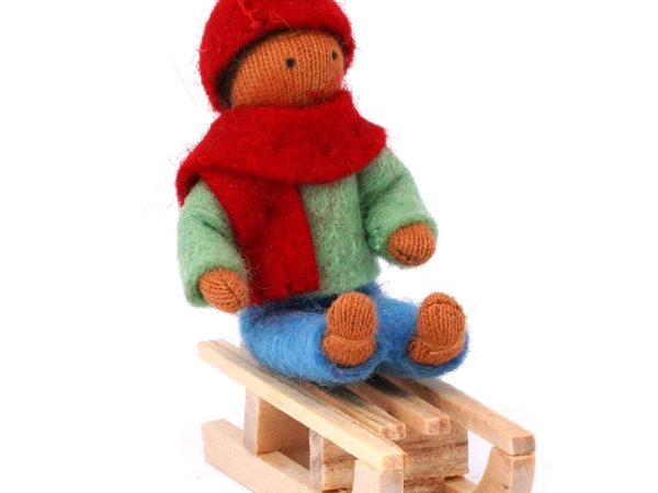 Ambrosius Hanging Boy On Sledge Light Brown Skin