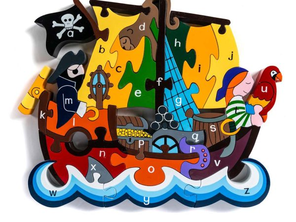 Alphabet Jigsaws Alphabet Pirate Ship