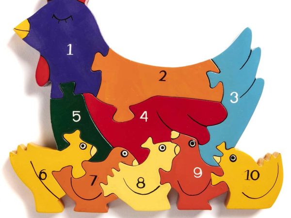 Alphabet Jigsaws Hen Numbers Jigsaw