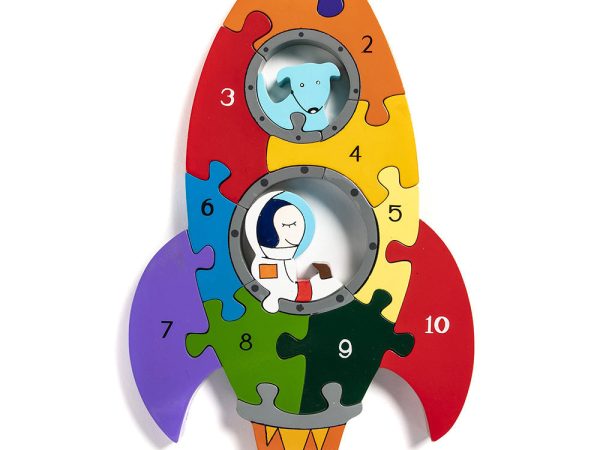 Alphabet Jigsaws Rocket Number