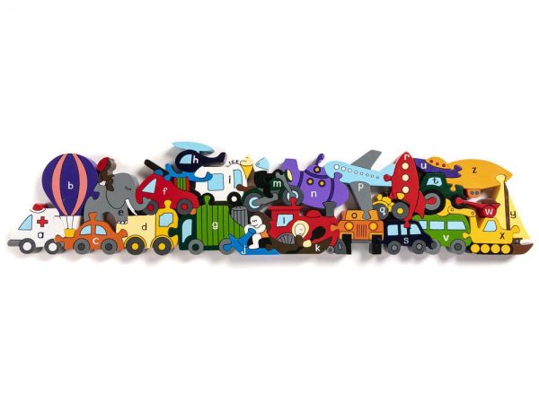 Alphabet Jigsaws Transport Alphabet