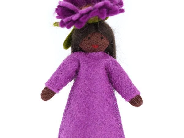 Ambrosius Michaelmas Daisy Crown Fairy Black Skin