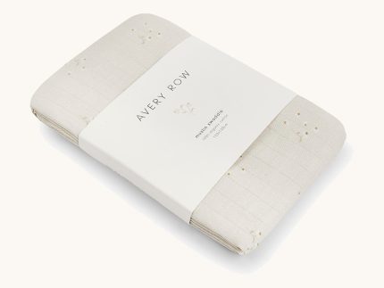 Avery Row Baby Muslin Swaddle - Wild Chamomile