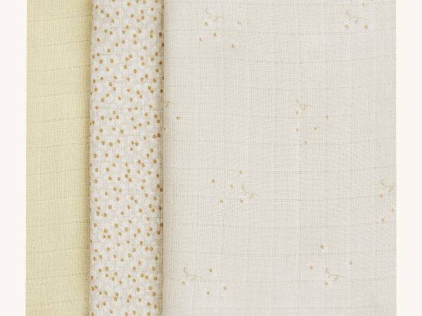 Avery Row Baby Muslin Squares Set of 3 - Wild Chamomile