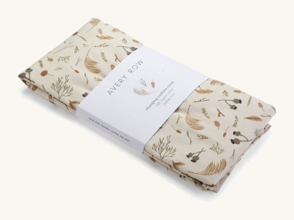 Avery Row Baby Changing Mat Cushion Cover - Grasslands