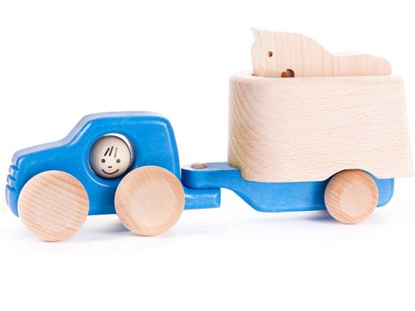 Bajo 4x4 Car & Horse Trailer - Blue
