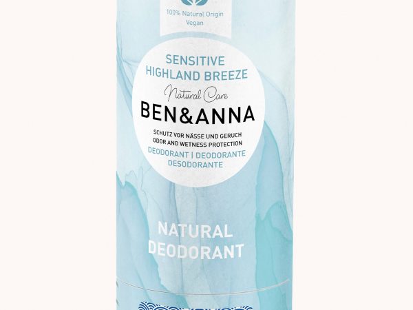 Ben & Anna Deodorant Paper Stick Sensitive - Highland Breeze 40g