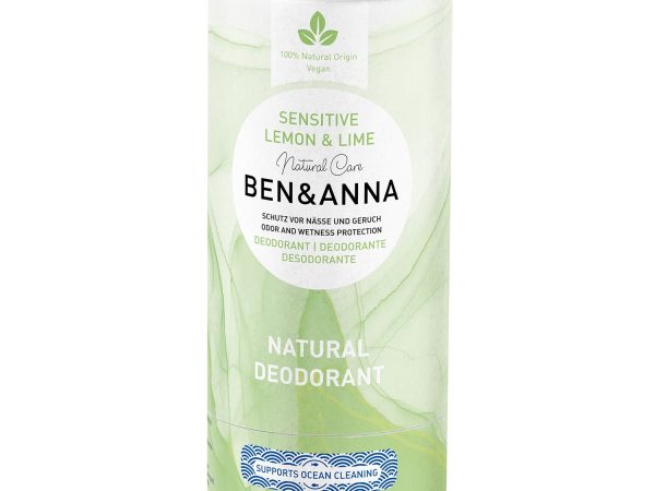 Ben & Anna Deodorant Paper Stick Sensitive - Lemon & Lime 40g