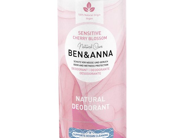 Ben & Anna Deodorant Paper Stick Sensitive - Cherry Blossom 40g