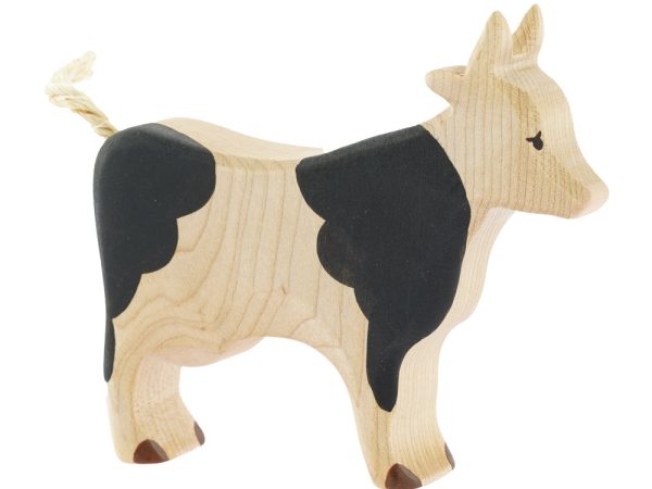 Bumbu Black and White Wooden Cow