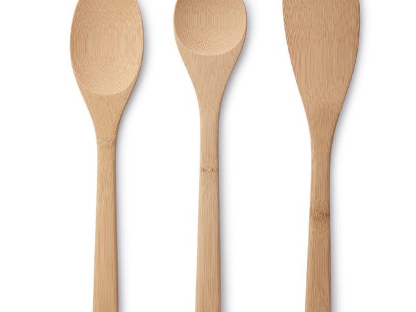 Bambu Bamboo Kitchen Utensils Basics - Set of 3