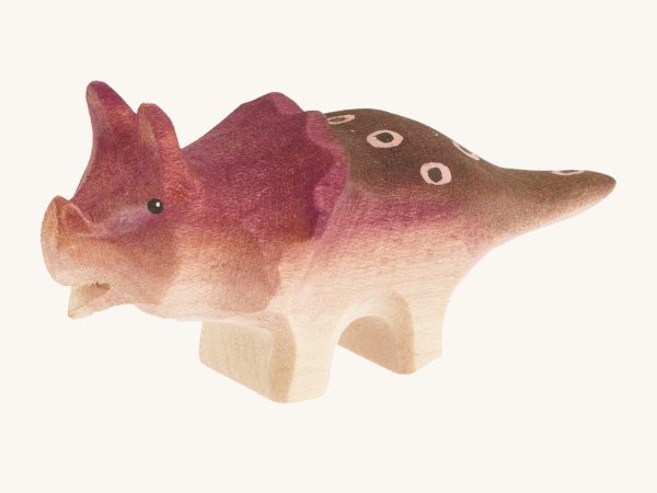 Bumbu Baby Wooden Triceratops Dinosaur