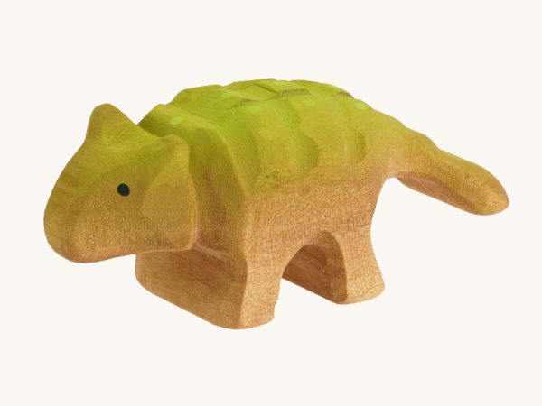 Bumbu Baby Wooden Ankylosaurus Dinosaur