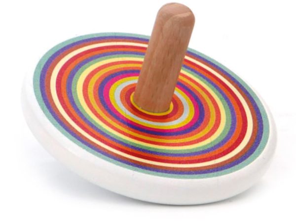 Bajo Colourful Circles Spinning Top