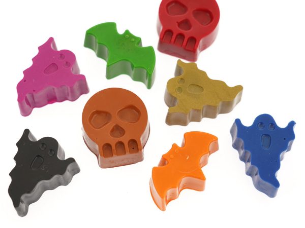 Bee Crayative Natural Beeswax Halloween Crayons - 8 Pack