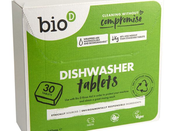 Bio-D Dishwasher Tablets - 30 Pack