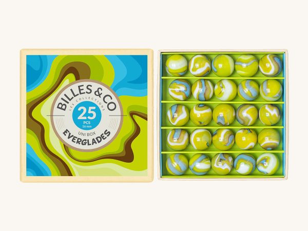 Billes & Co Everglades Marbles Uni Box - 25 Pack