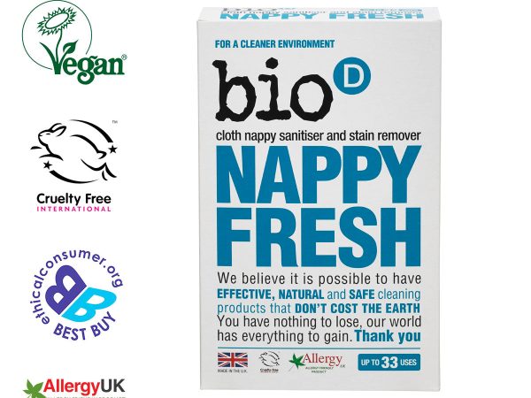 Bio-D Fragrance Free Nappy Fresh Powder 500g