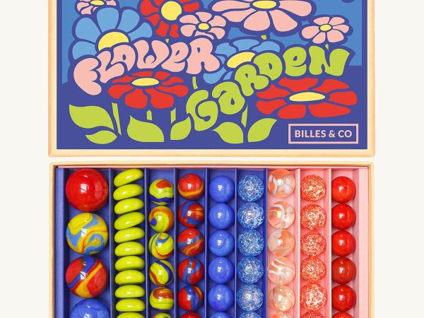 Billes & Co Flower Garden Marbles Box - 58 Pack