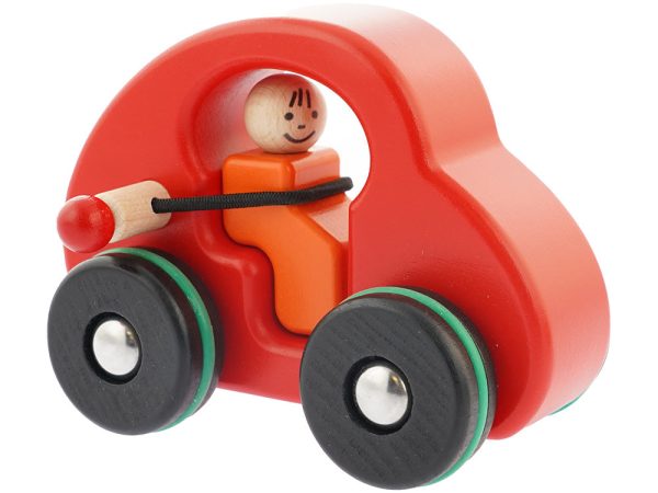 Bajo Fasten Seat Belt Car - Red