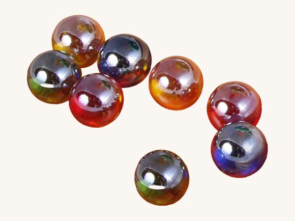 Beck 8 Glass Marbles - 13mm