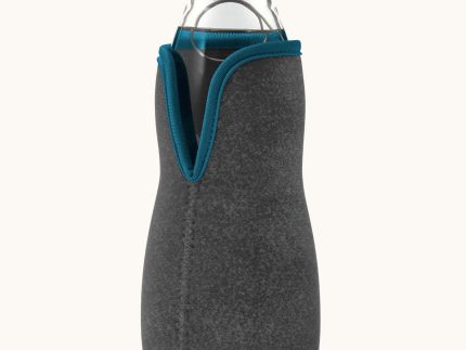 Black+Blum Glass Water Bottle with Active Charcoal Filter & Coil