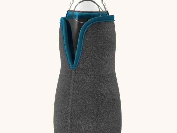 Black+Blum Glass Water Bottle with Active Charcoal Filter & Coil