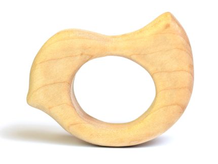 Bumbu Handmade Wooden Chick Baby Teether