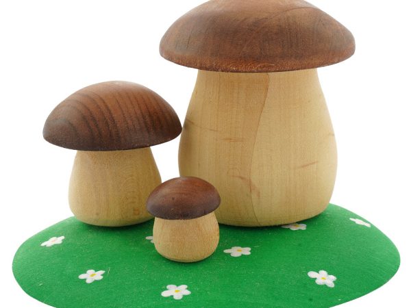 Bumbu Handmade Wooden Mushrooms