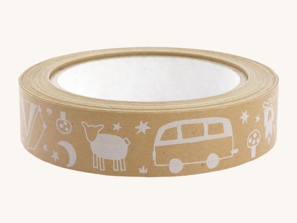 Babipur Kraft Eco Paper Tape - Camping
