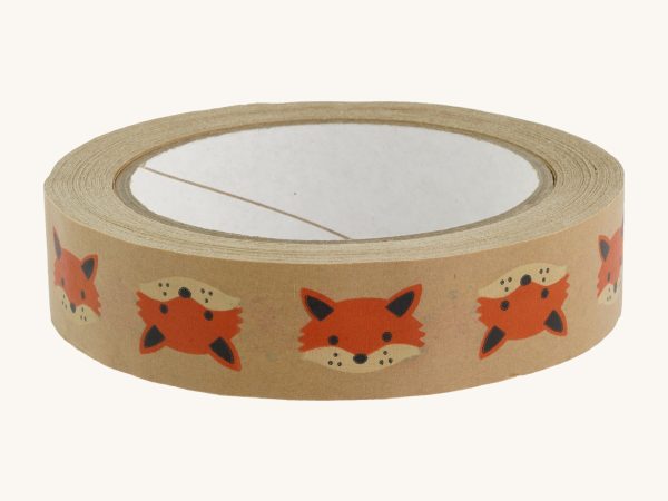 Babipur Kraft Eco Paper Tape - Fox