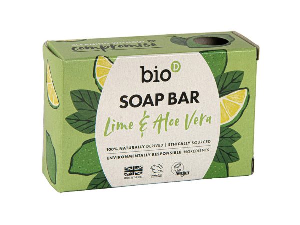 Bio-D Lime & Aloe Vera Soap Bar - 90g