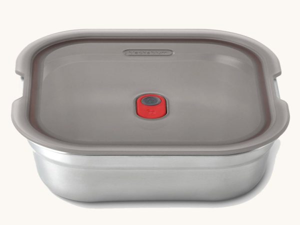 Black+Blum Large Stainless Steel Square Lunchbox