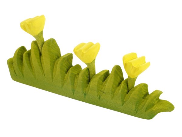 Bumbu Large Wooden Grass with Yellow Flower