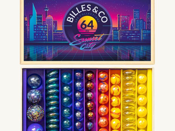 Billes & Co Sunset City Marbles Box - 64 Pack