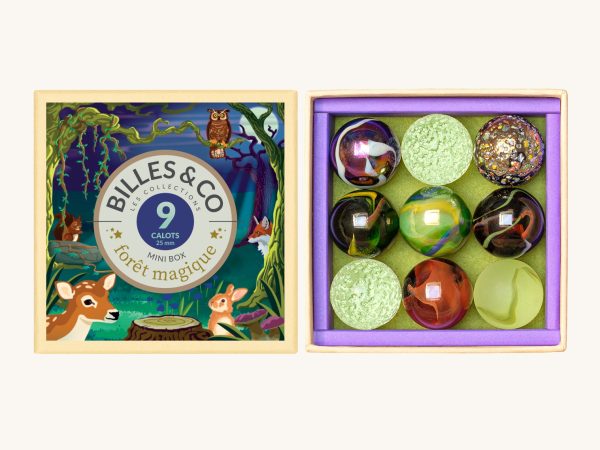 Billes & Co Shooter Marbles Mini Box - Magic Forest