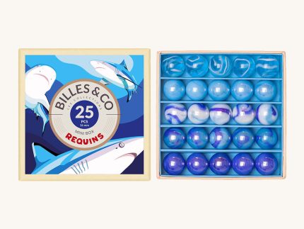 Billes & Co Shark Marbles Mini Box - 25 Pack