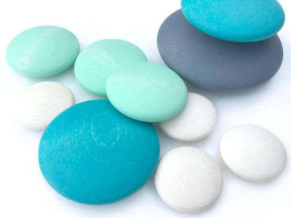 Bajo Stacking Pebbles -  Blue