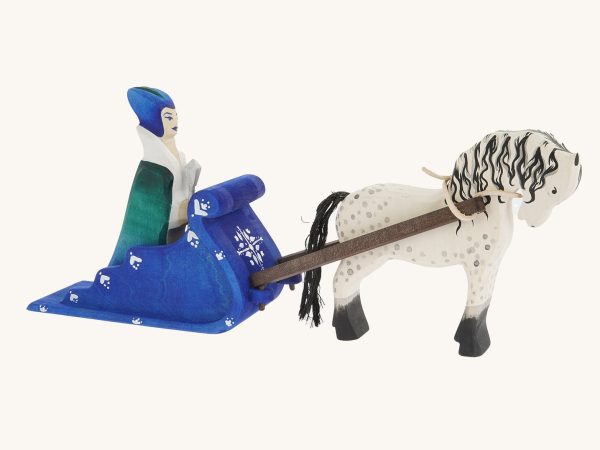 Bumbu Snow Queen, Sleigh & Horse Set