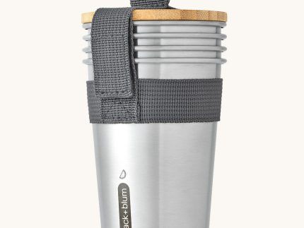 Black+Blum Stainless Steel Cup Set With Bamboo Lid