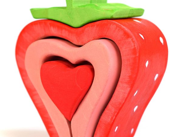 Bumbu Stacking Wooden Strawberry