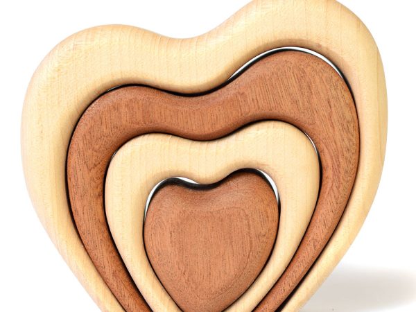 Bumbu Stacking Wooden Heart