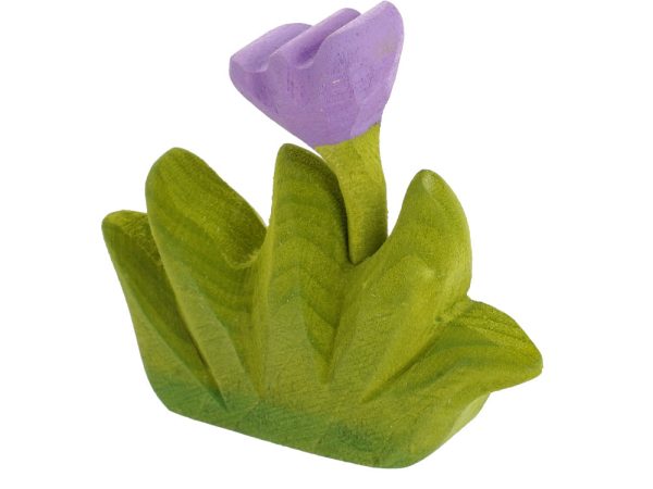 Bumbu Small Wooden Grass with Lilac Flower