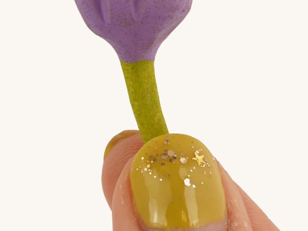 Bumbu Small Wooden Flower - Lilac