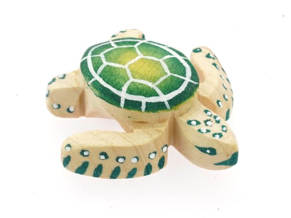 Bumbu Wooden Baby Turtle - Green