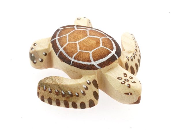 Bumbu Wooden Baby Turtle - Brown