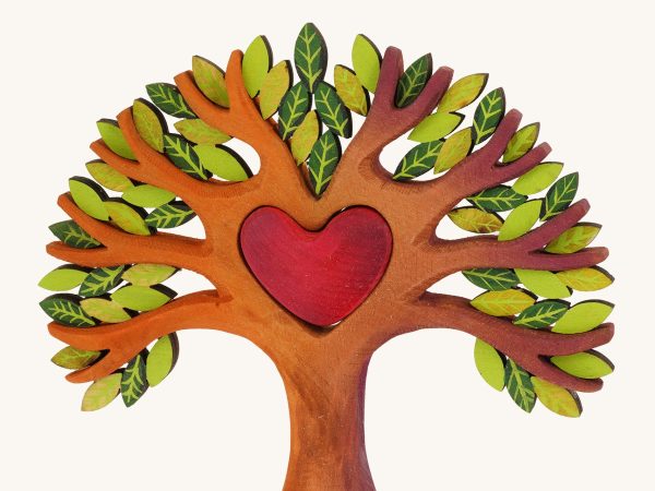 Bumbu Wooden Heart Tree